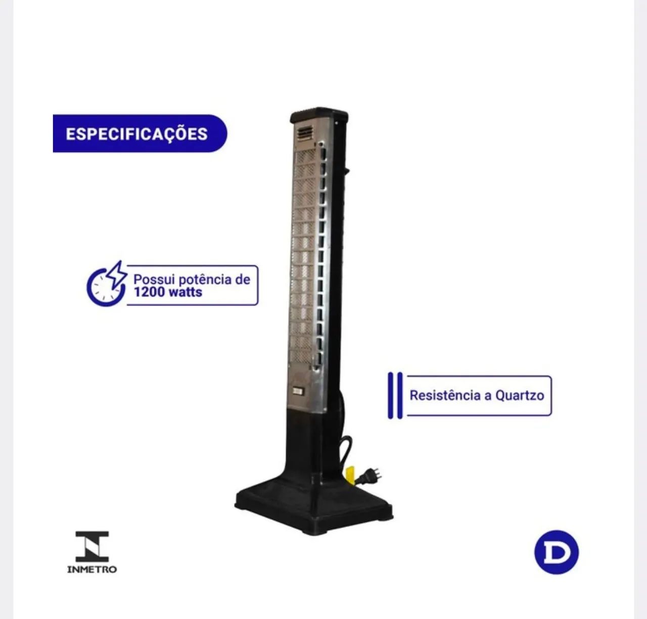 Aquecedor de Ambientes Quartzo 127v Cotherm - Foto 5
