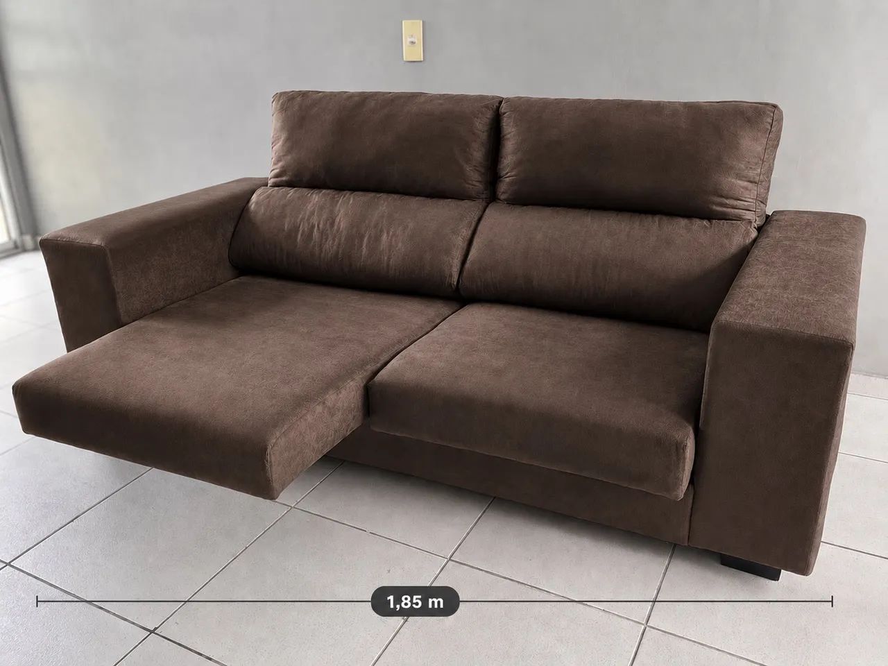 Promoção Sofá Retrátil e reclinável 2 lugares 
