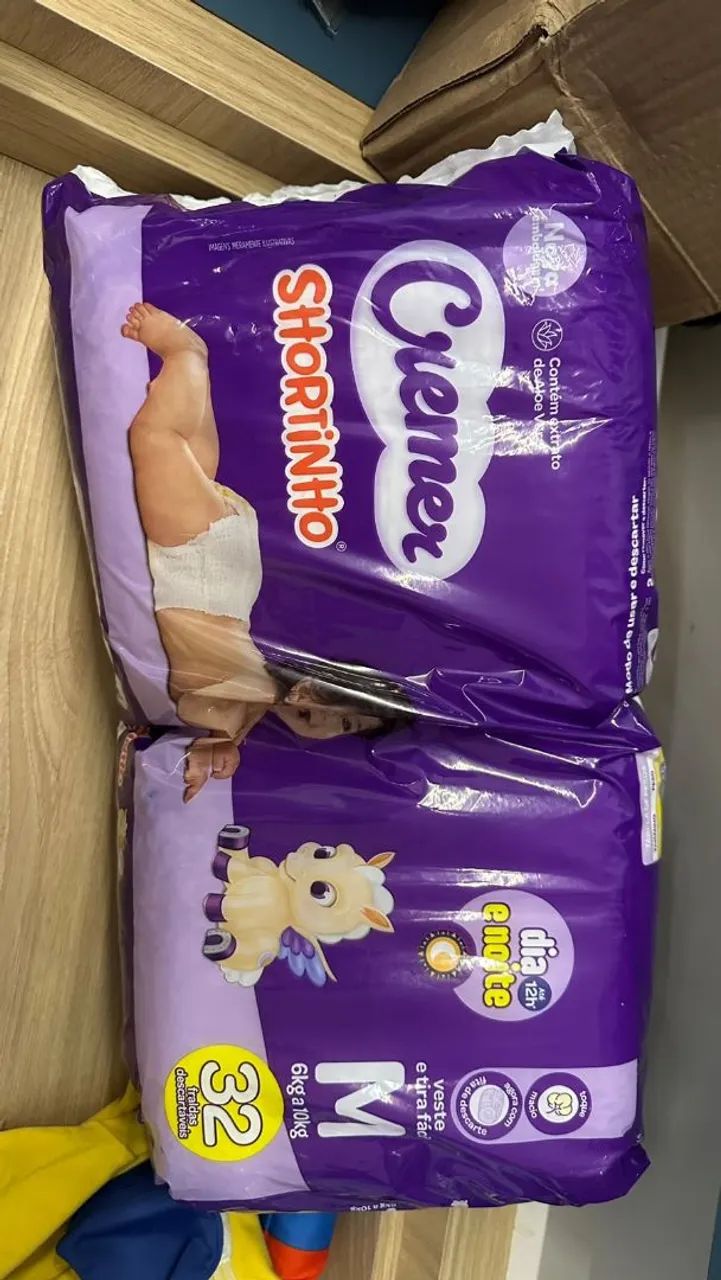 Fraldas descartáveis para bebê 