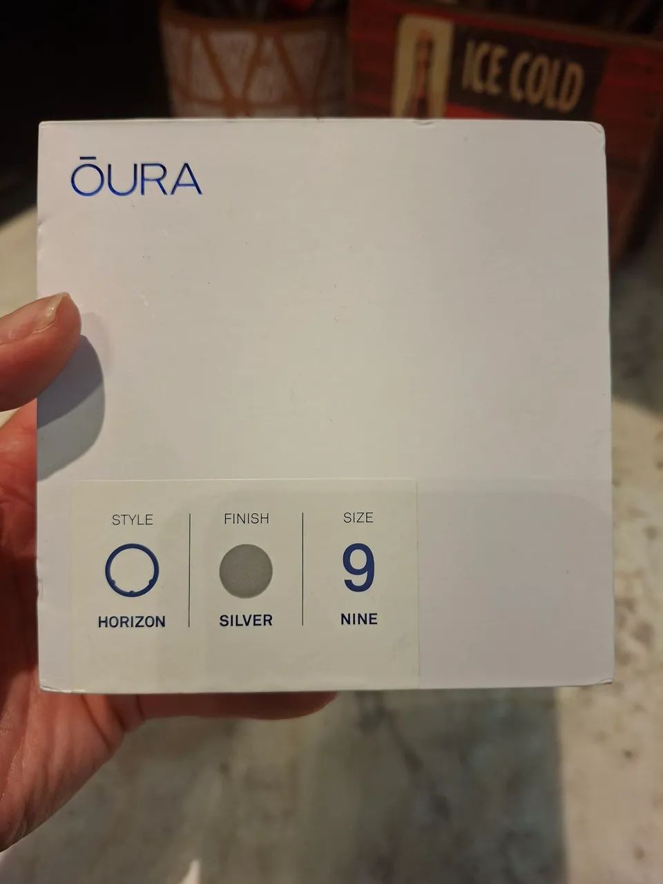 Oura Ring Horizon Gen3 - Silver, NR 9