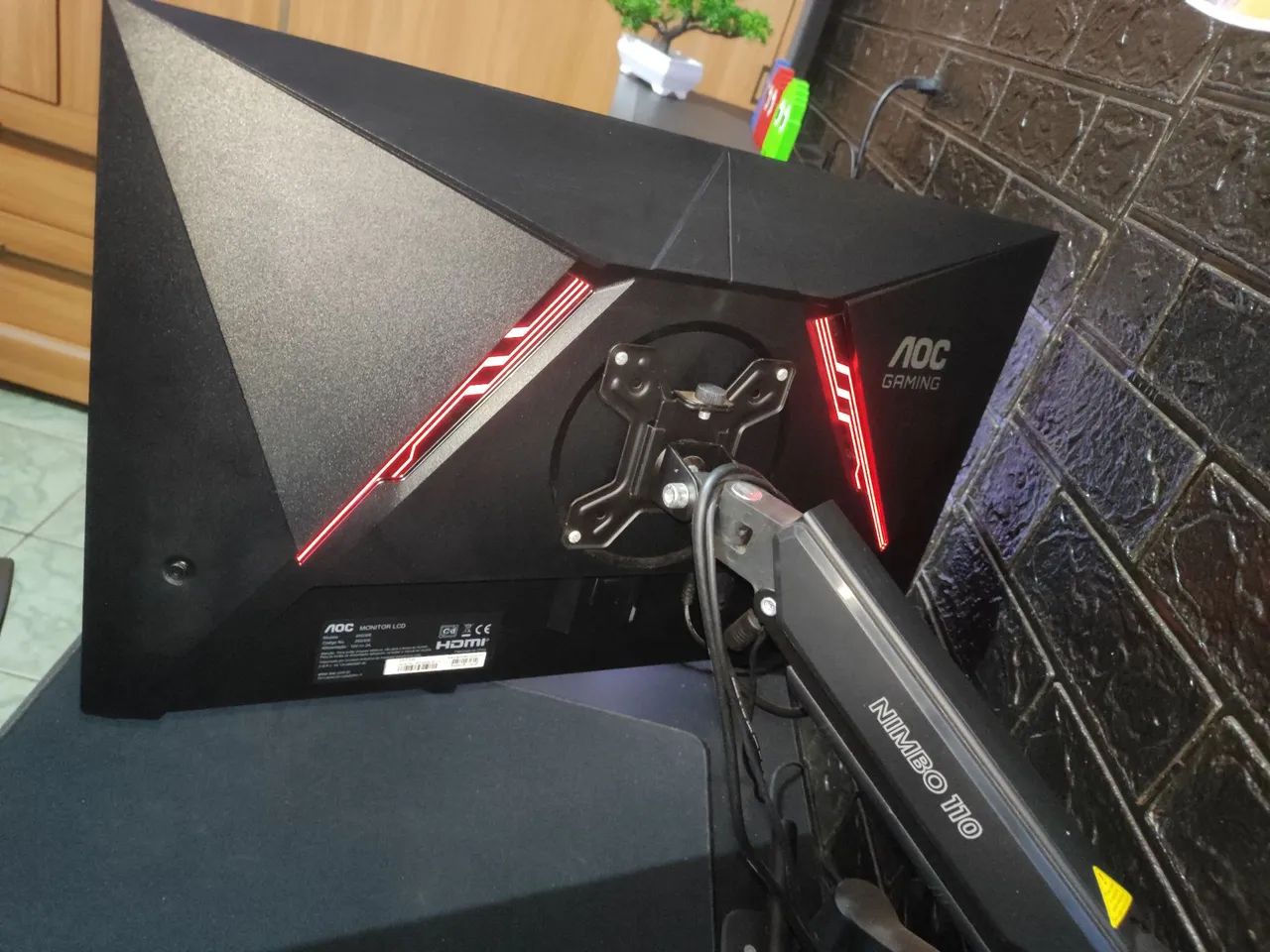 Monitor Gamer AOC 24? 180Hz IPS - 24G30E - Foto 3