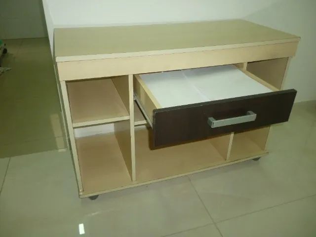  Rack, cômoda com 1 gaveta com corrediça - Foto 3