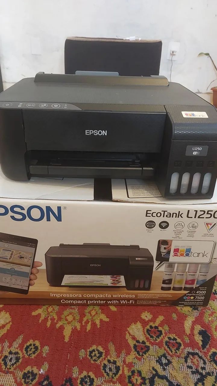 IMPRESSORA EPSON L1250 (SUPER NOVA E POUQUÍSSIMO USADA) - Foto 2