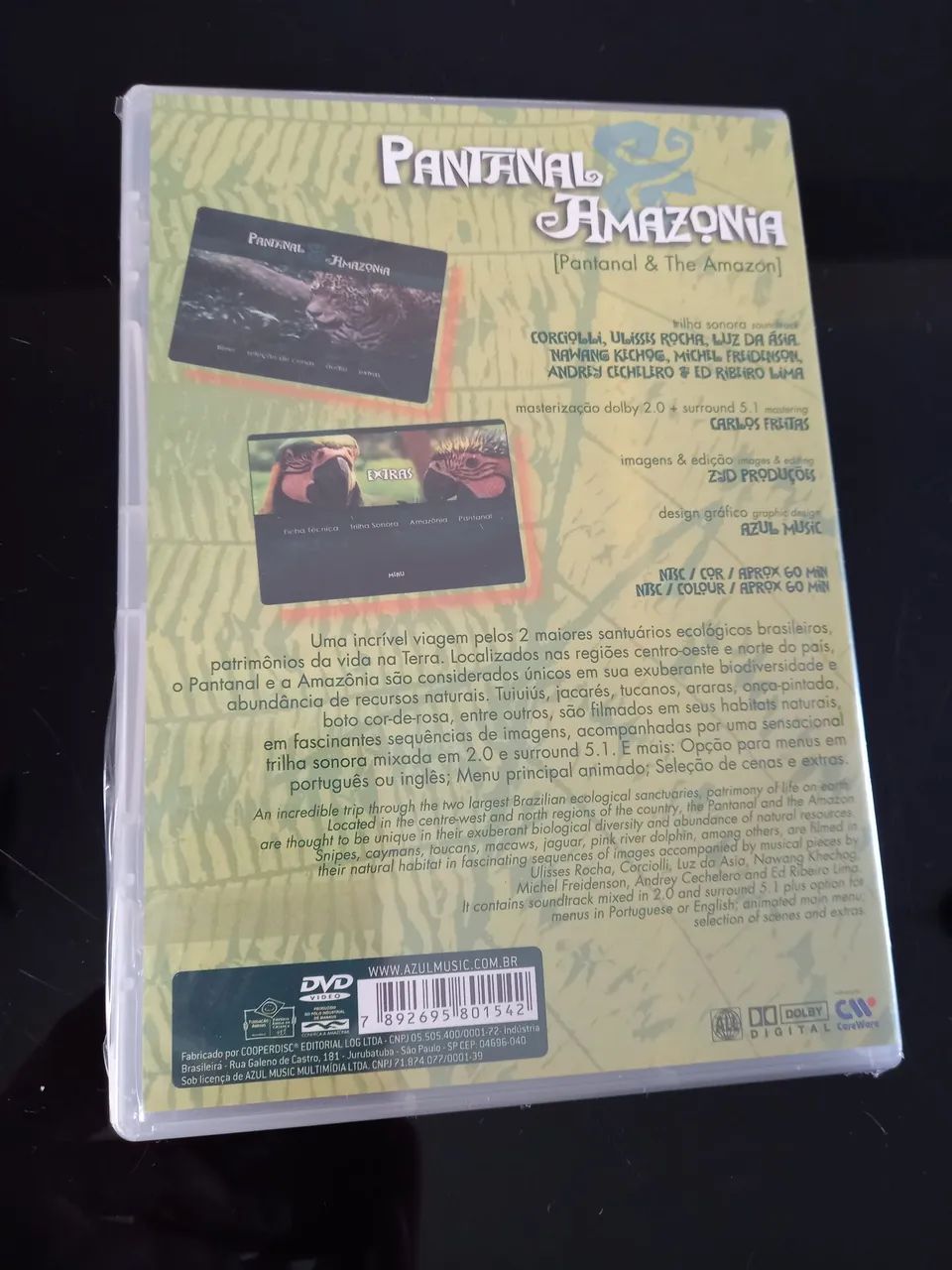 DVD Pantanal Amazônia lacrado  - Foto 2
