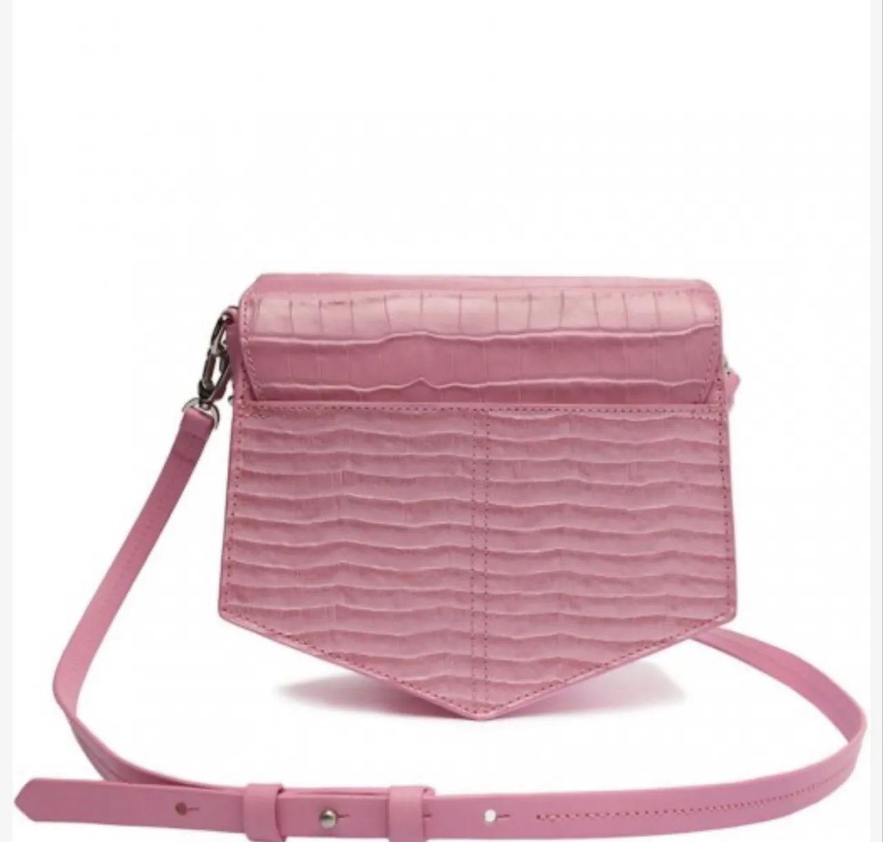 Bolsa Schutz rosa couro  - Foto 3