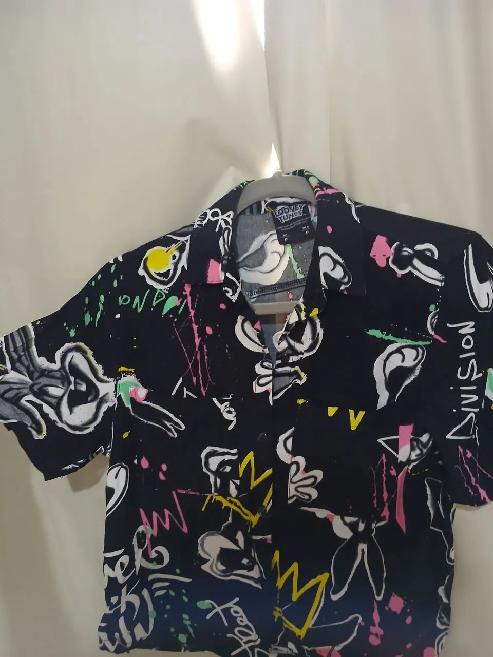Camisa de botão estampada (EDIÇÃO LIMITADA) - Foto 2