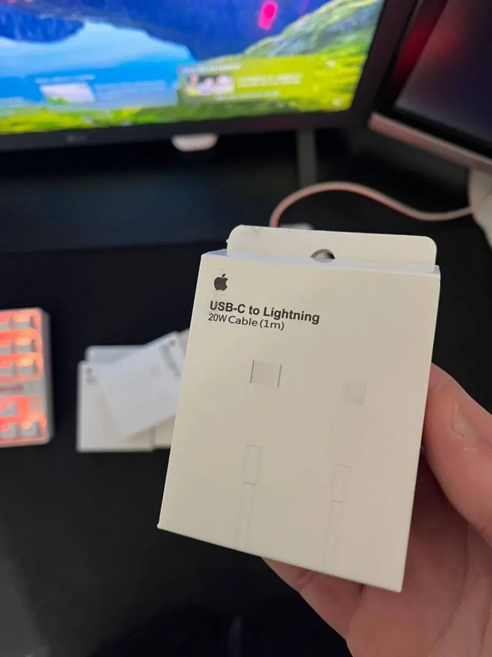 Cabo USB-C para Lightning 1m 20W - iPhone