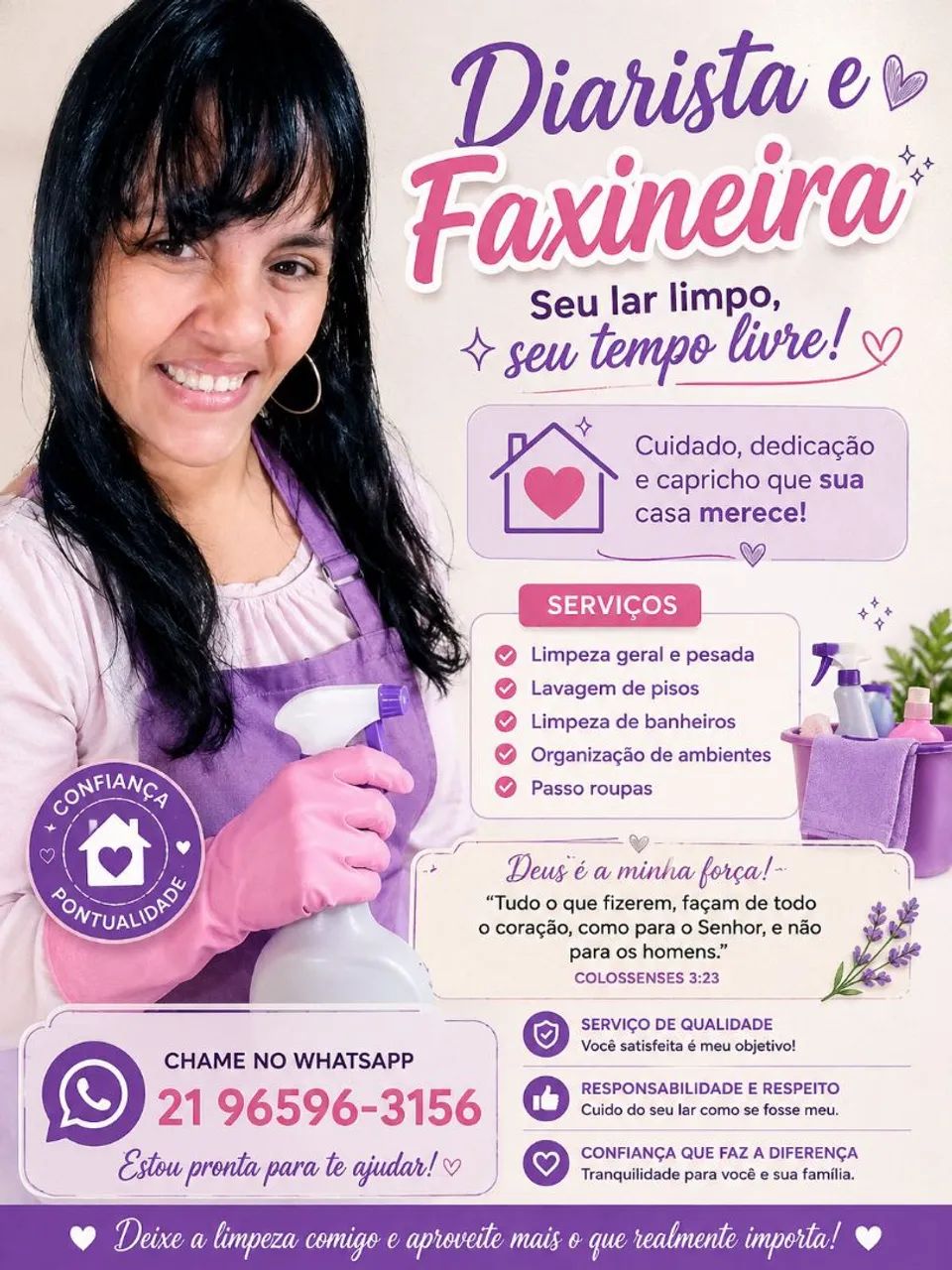 diarista e faxineira  - Foto 2