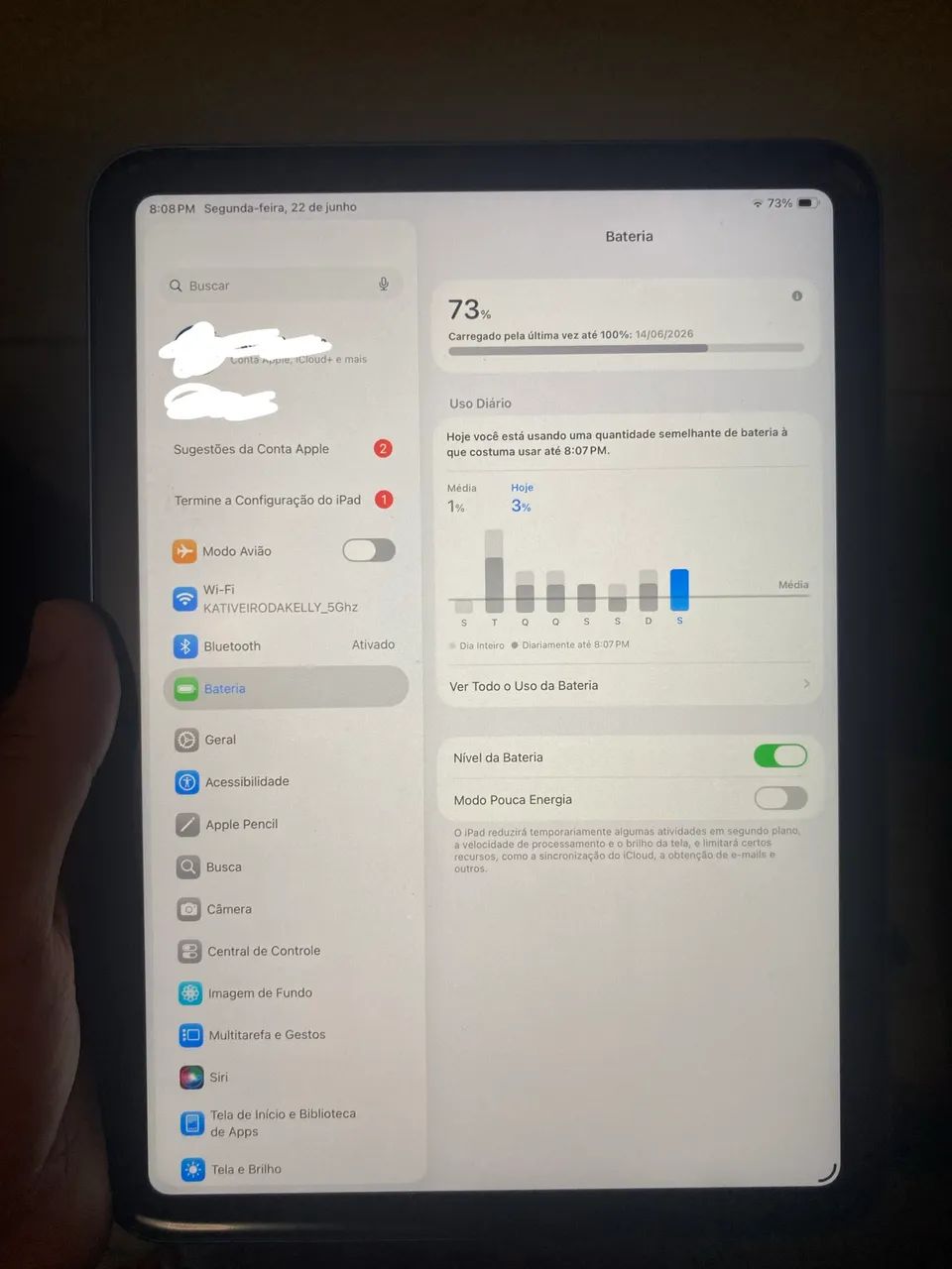 iPad 10a Geração Azul 64GB - Excelente Estado + Acessórios - Foto 5