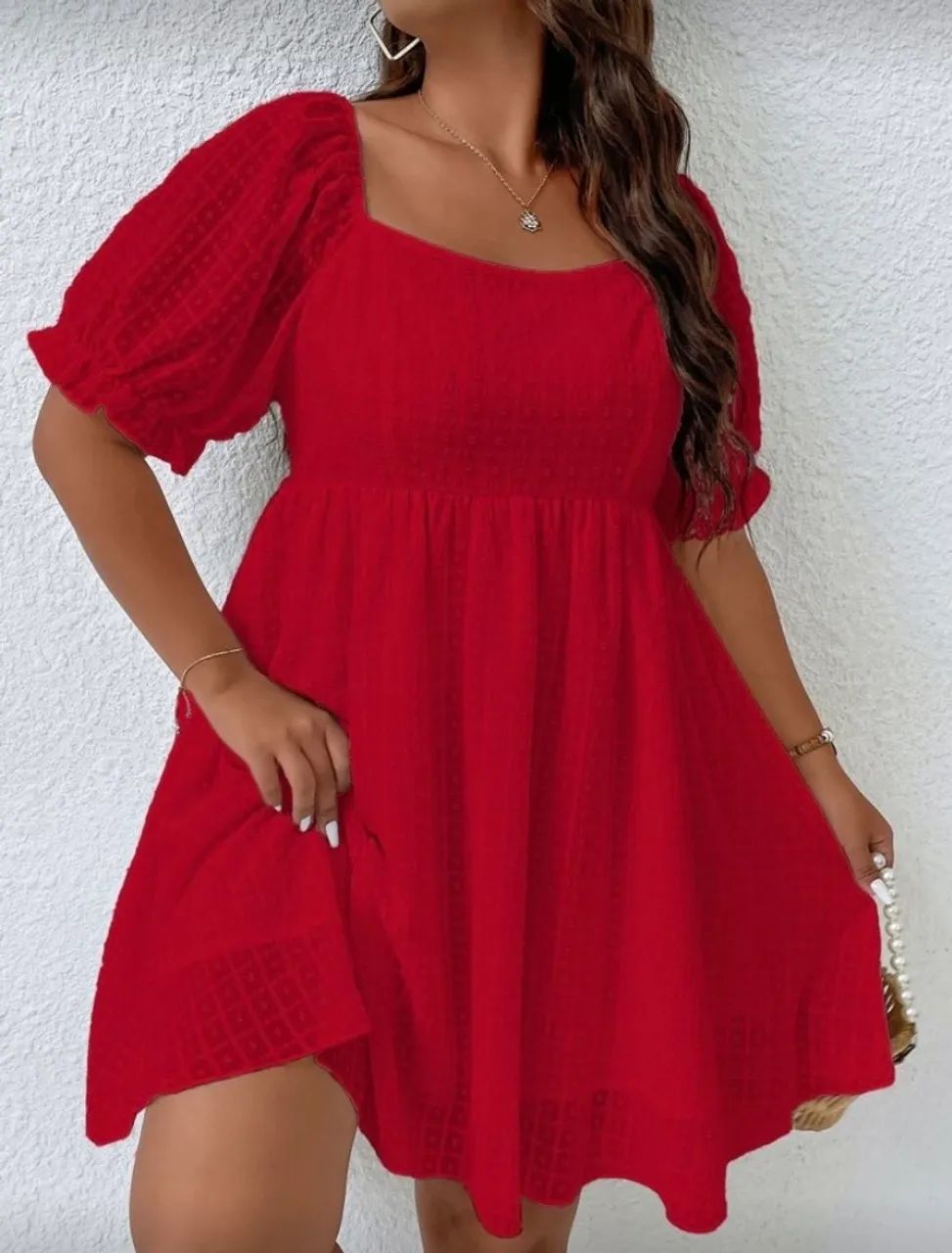 Vestido vermelho Shein  - Foto 3
