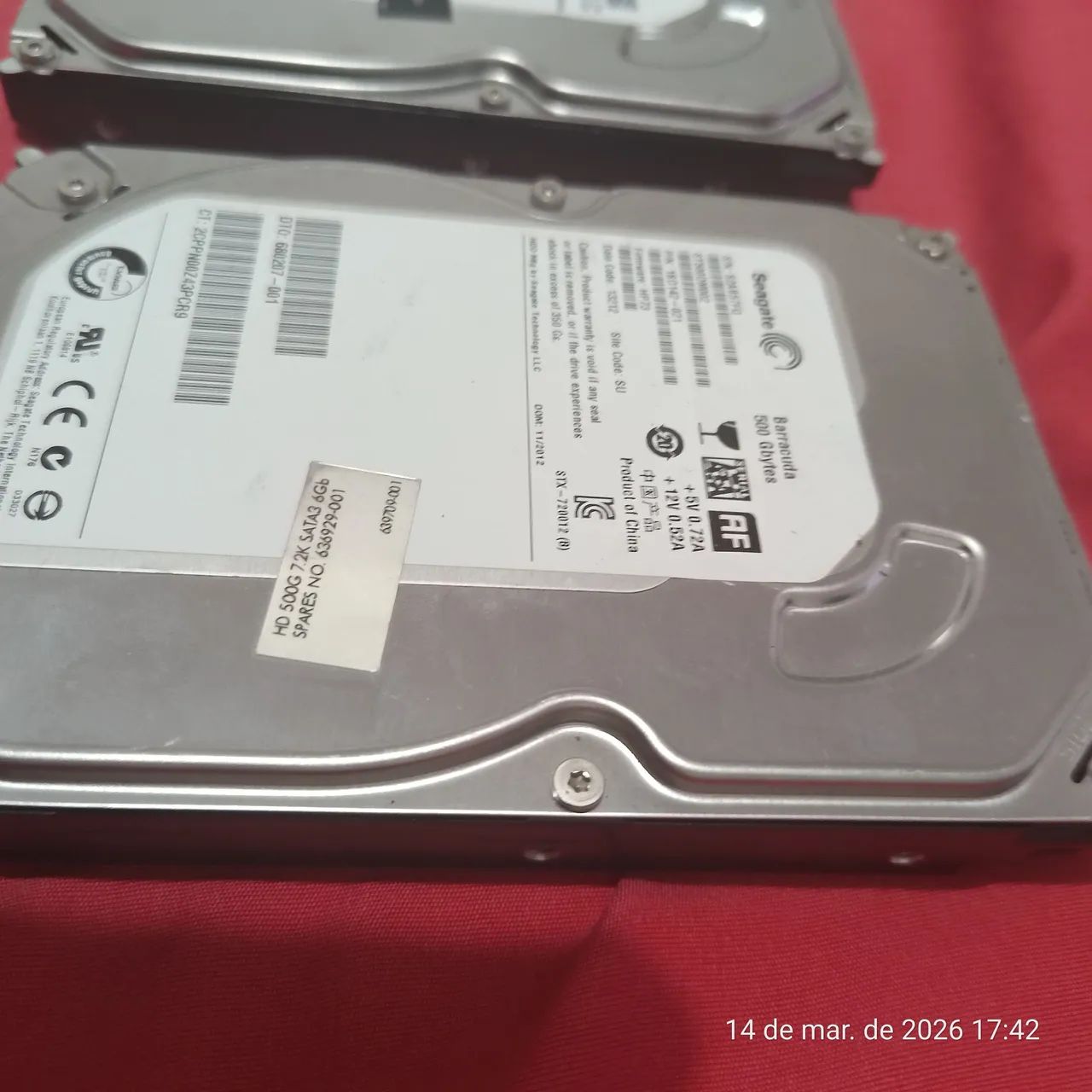 HD de Desktop Sata de 500GB (cada) - Foto 3