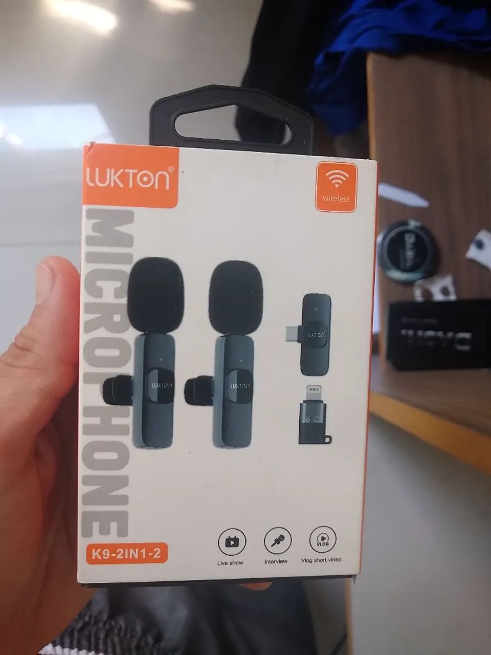 Microfone de lapela