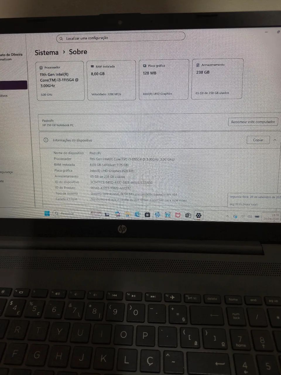 Notebook HP 250 G8 - Foto 4