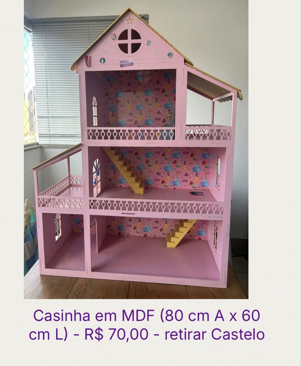 Casinha para boneca em MDF - Foto 3