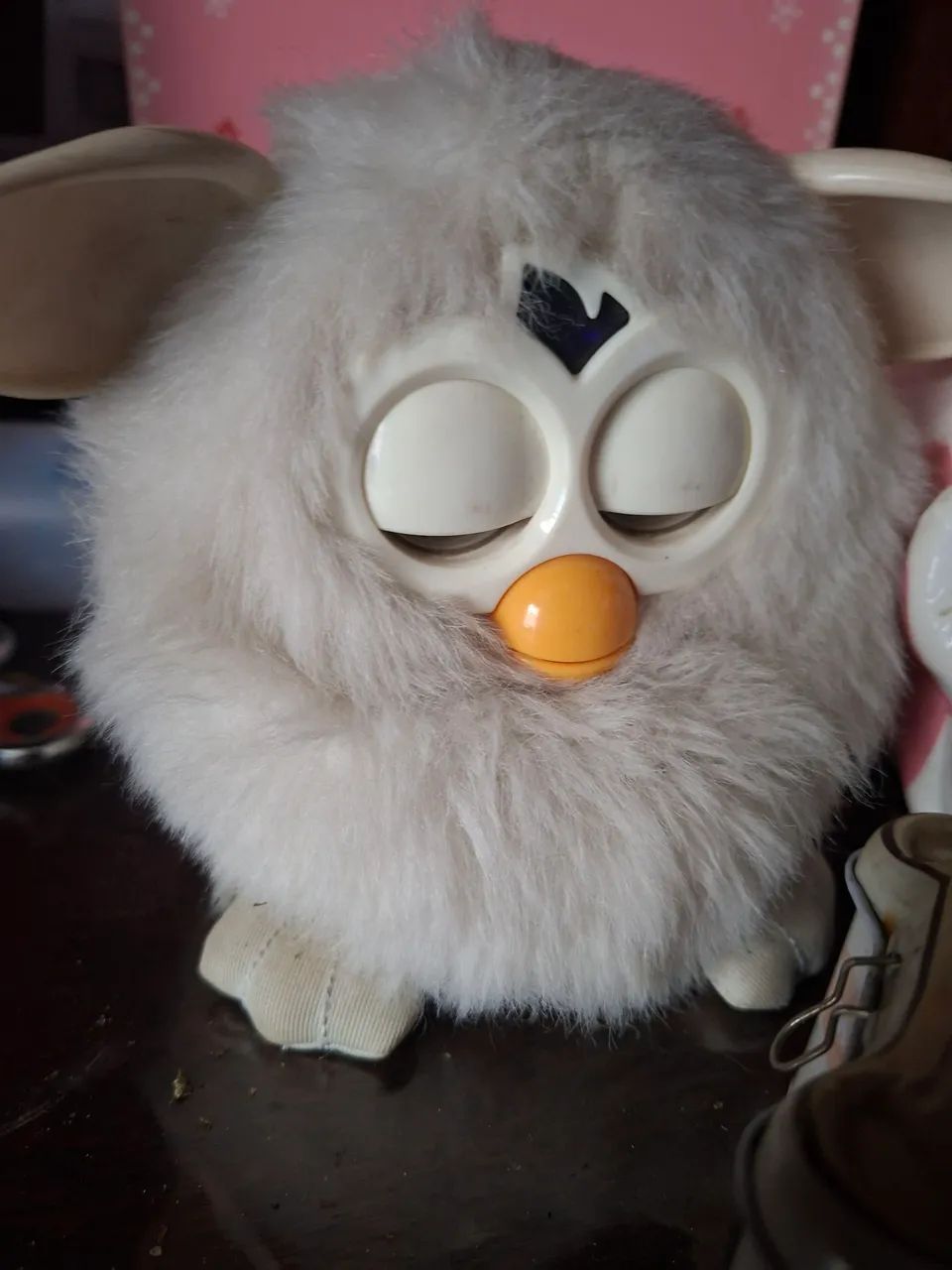Furby Branco 1 Geração Hasbro