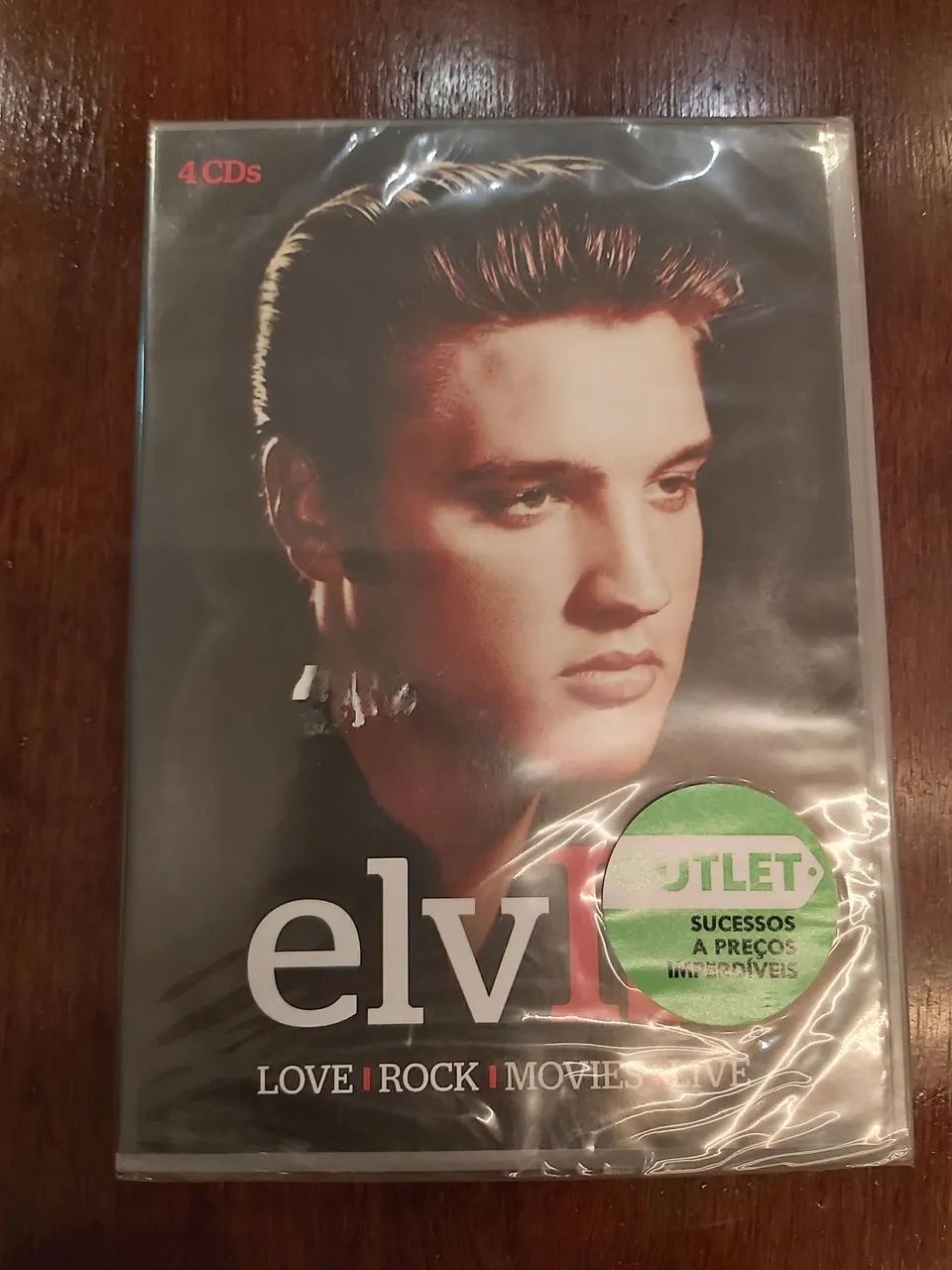 Box Elvis Presley Love Rock, Móveis & Live com 4 CDS