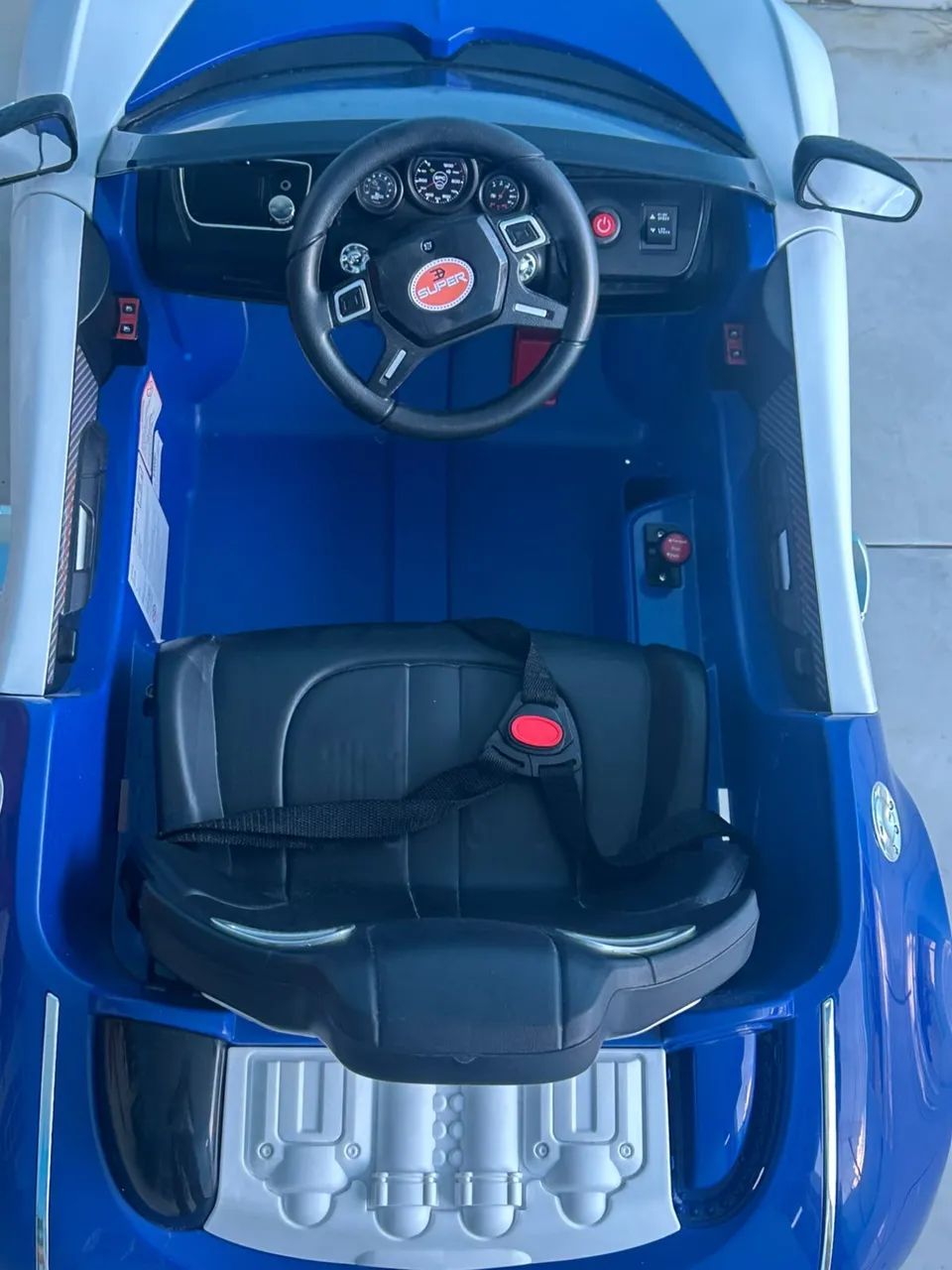 Veículo Elétrico - 12V - Branco e Azul - Bel Fix   - Foto 2