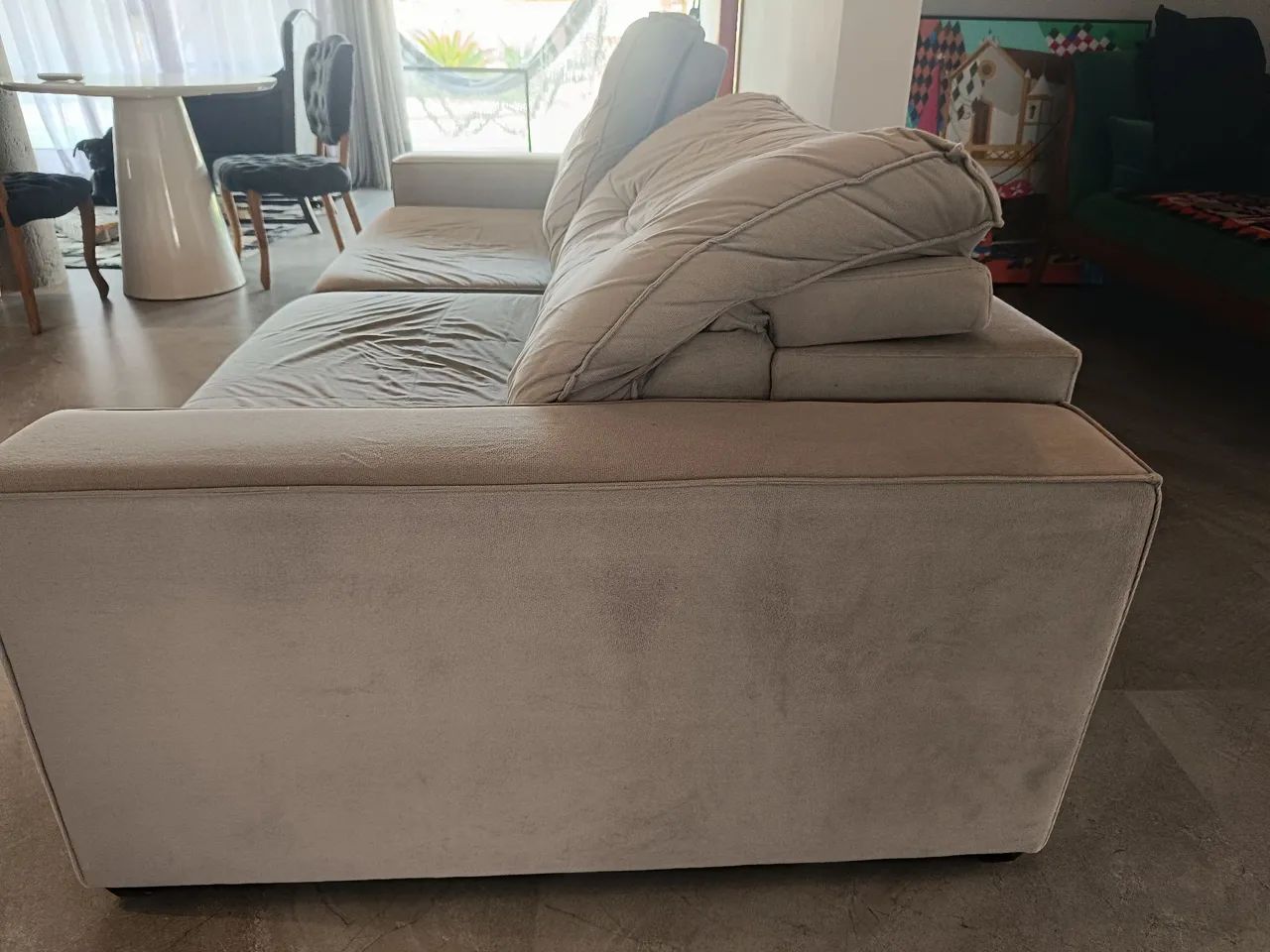 Sofá Retrátil 4 lug - Foto 4