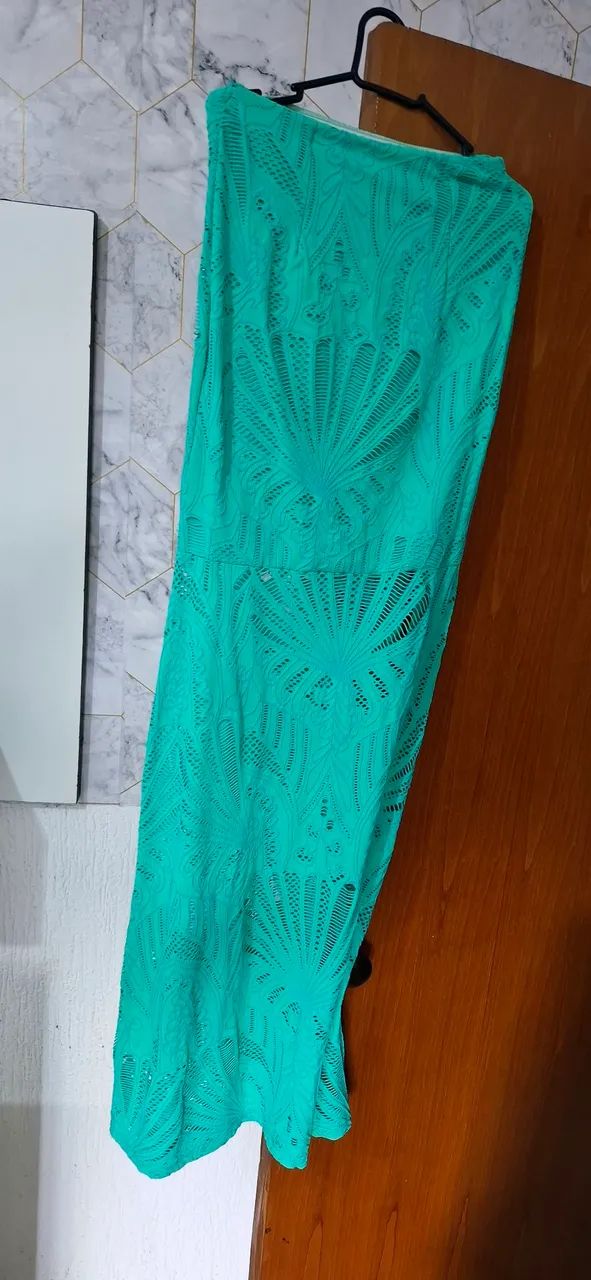 Saia longa com fenda - Foto 3