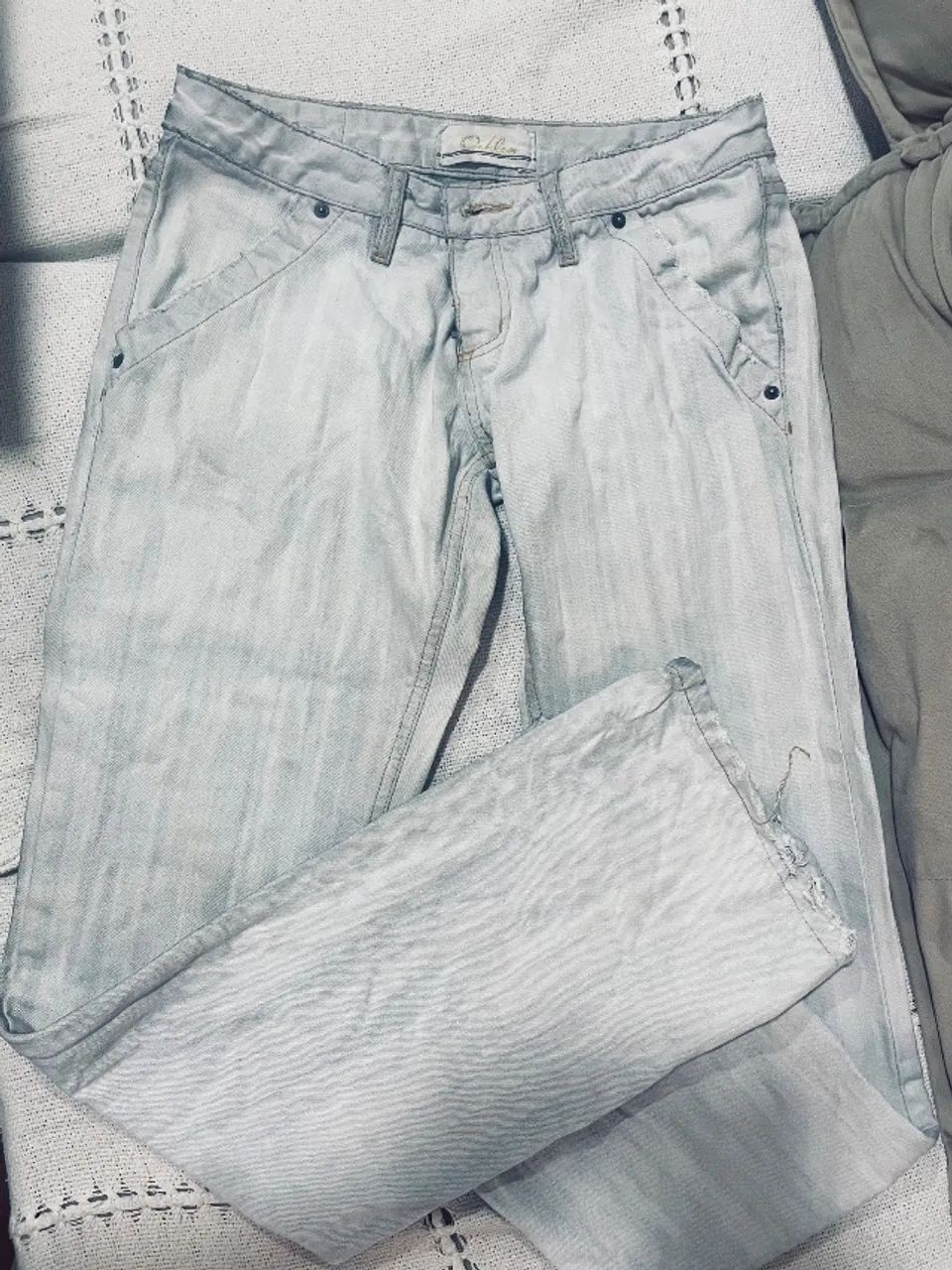 Calça Osklen 38 - cintura baixa - Foto 2