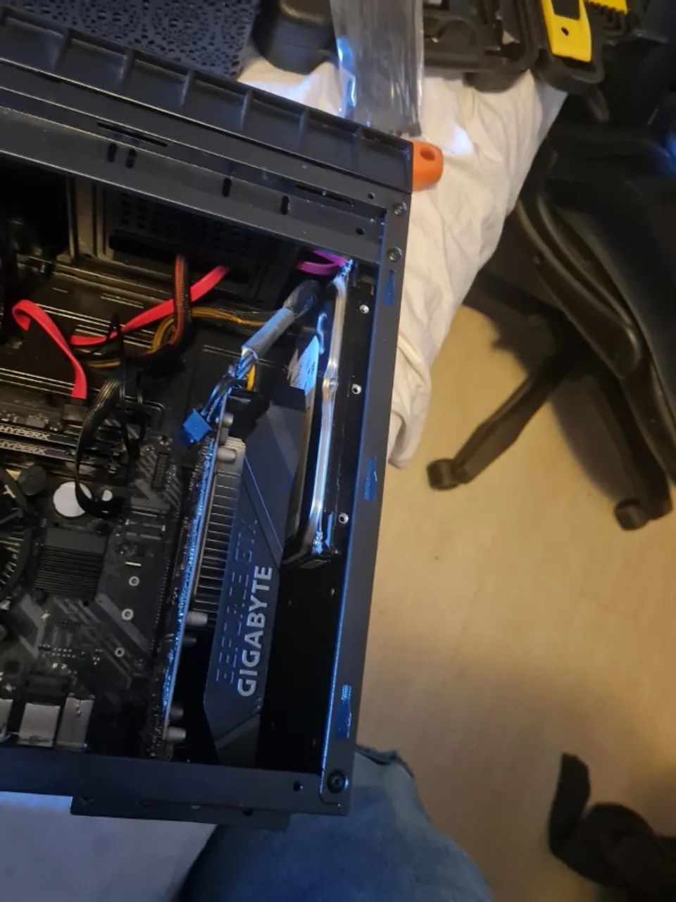 computador gamer completo i3+placa mãe h61+ placa de video gtx 1650 + 8gb ddr3 hyperx + hd - Foto 2