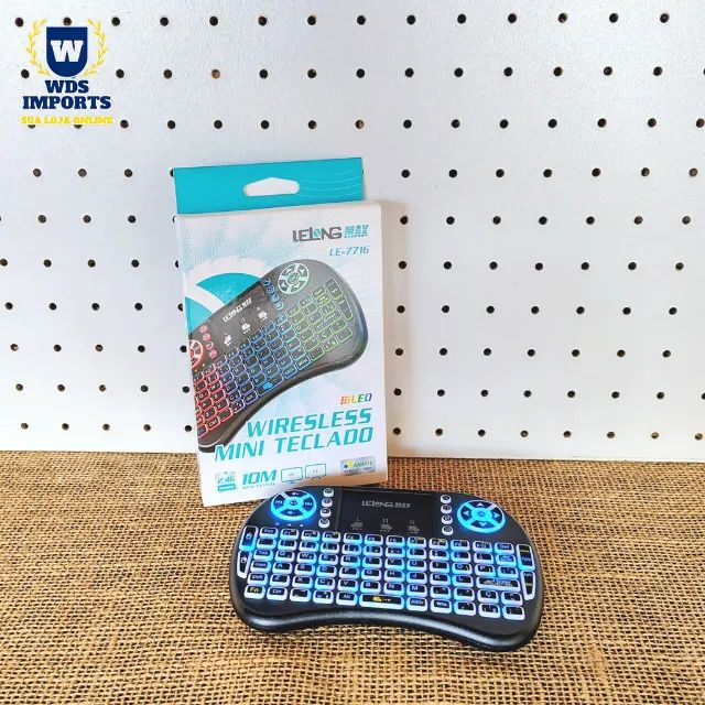 Mini Teclado com Led Wireless - Lelong Max - Foto 2