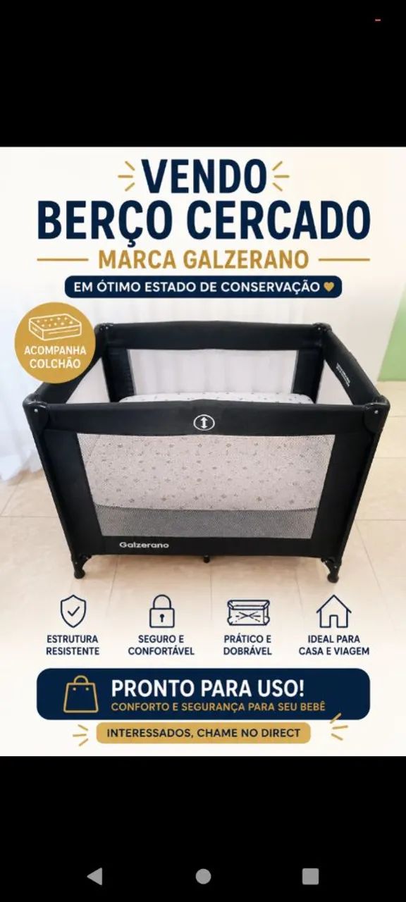 Cercado berço 