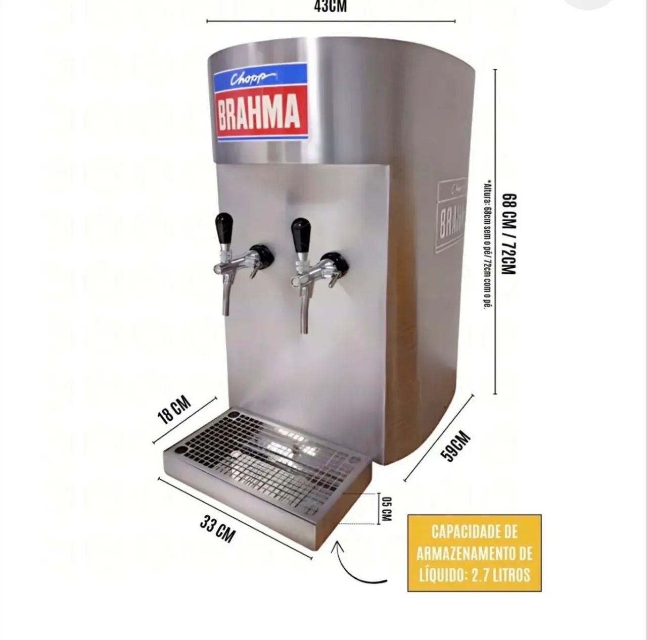 Chopeira Profissional Brahma 2 vias 