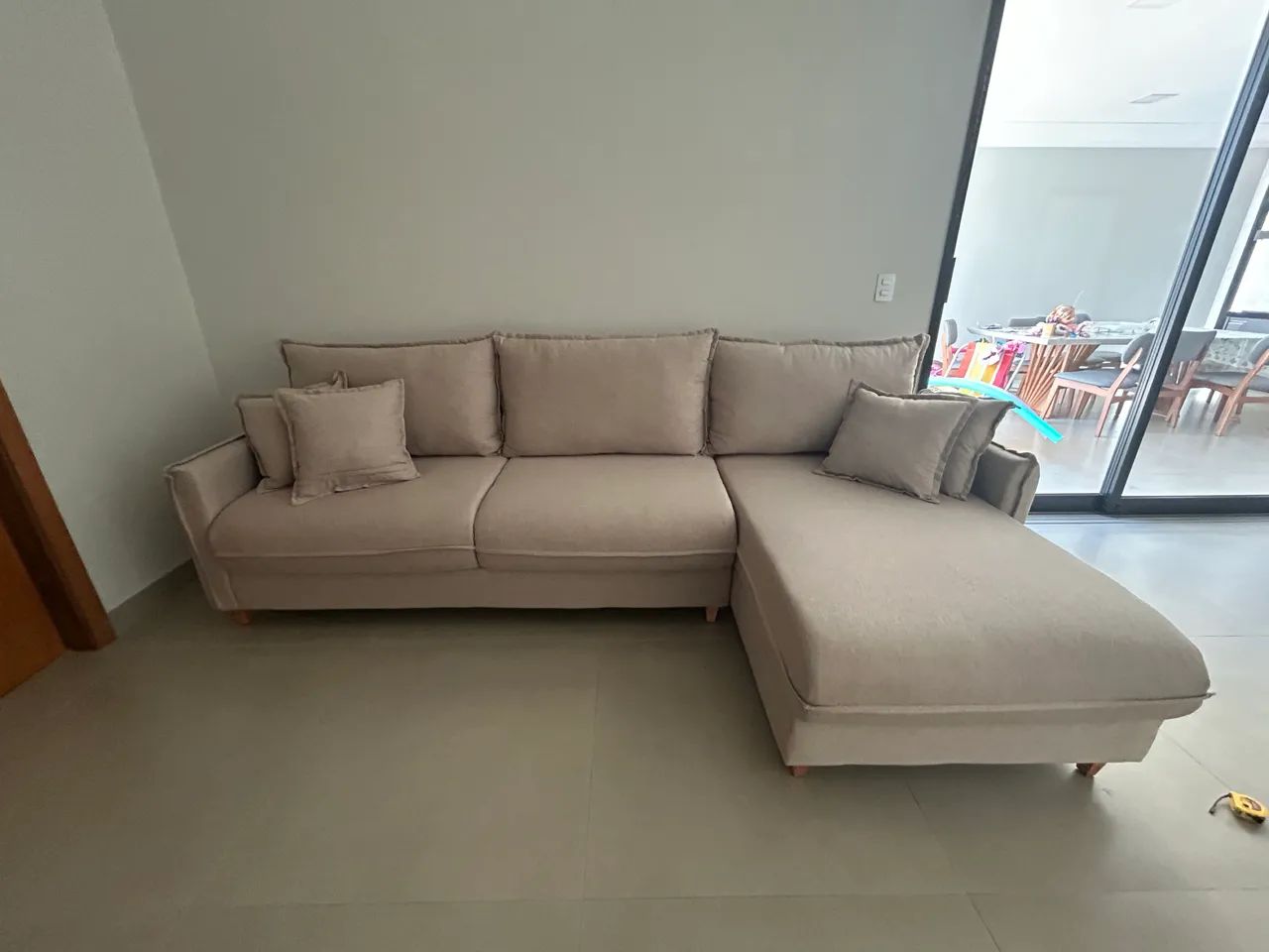 SOFÁ LINHO NOVO (TIRADO DA LOJA HÁ POUCOS DIAS) - Foto 3