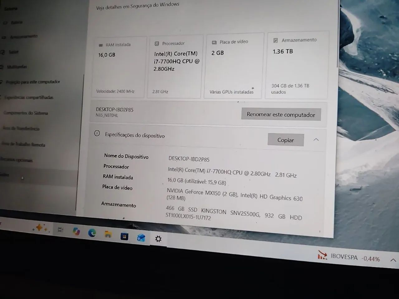 Notebook Avell em perfeito estado aceito trocas  - Foto 5