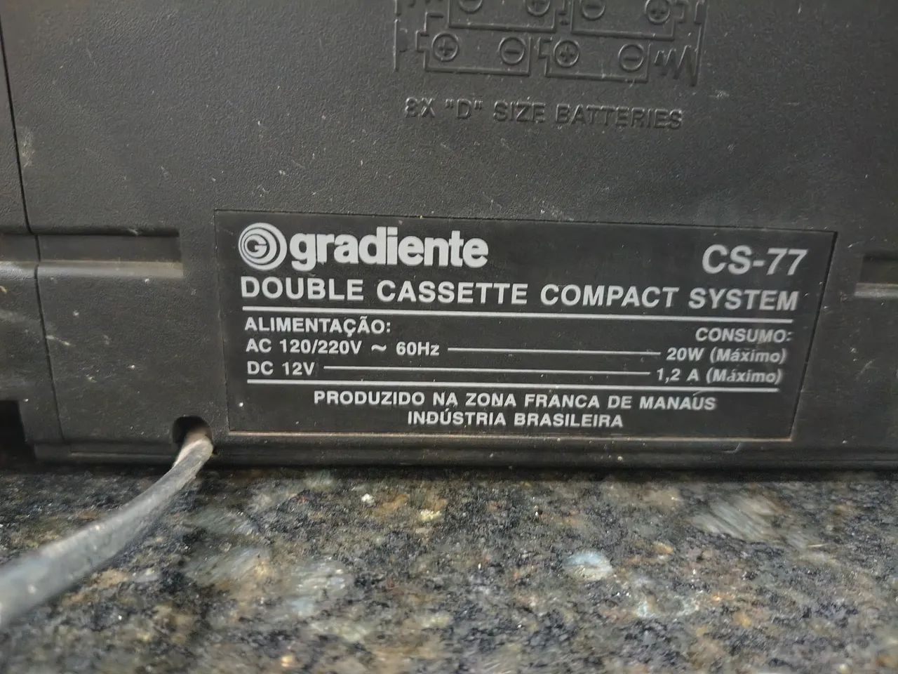 Rádio boombox Gradiente CS77 - Foto 4