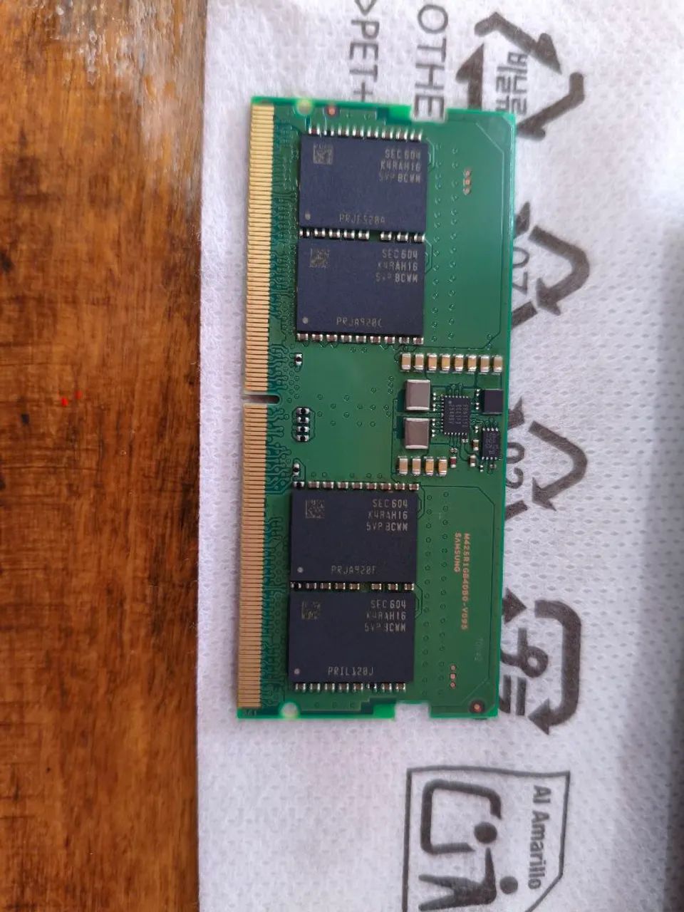 Memória RAM SO-DIMM DDR5 de 8 GB Samsung. - Foto 2