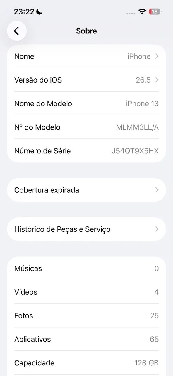 iPhone 13 128B - Tela Nova - True Tone Funcionando - Face ID com problema - Foto 4