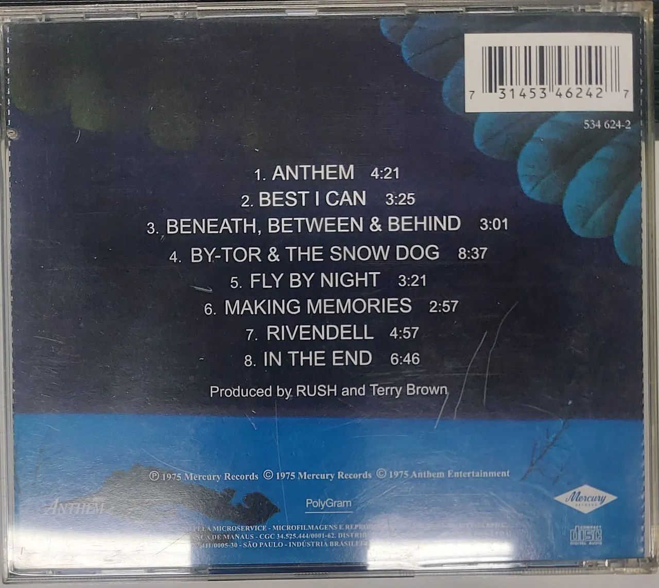Cd Rush - Fly By Night (Remasters) - Foto 2