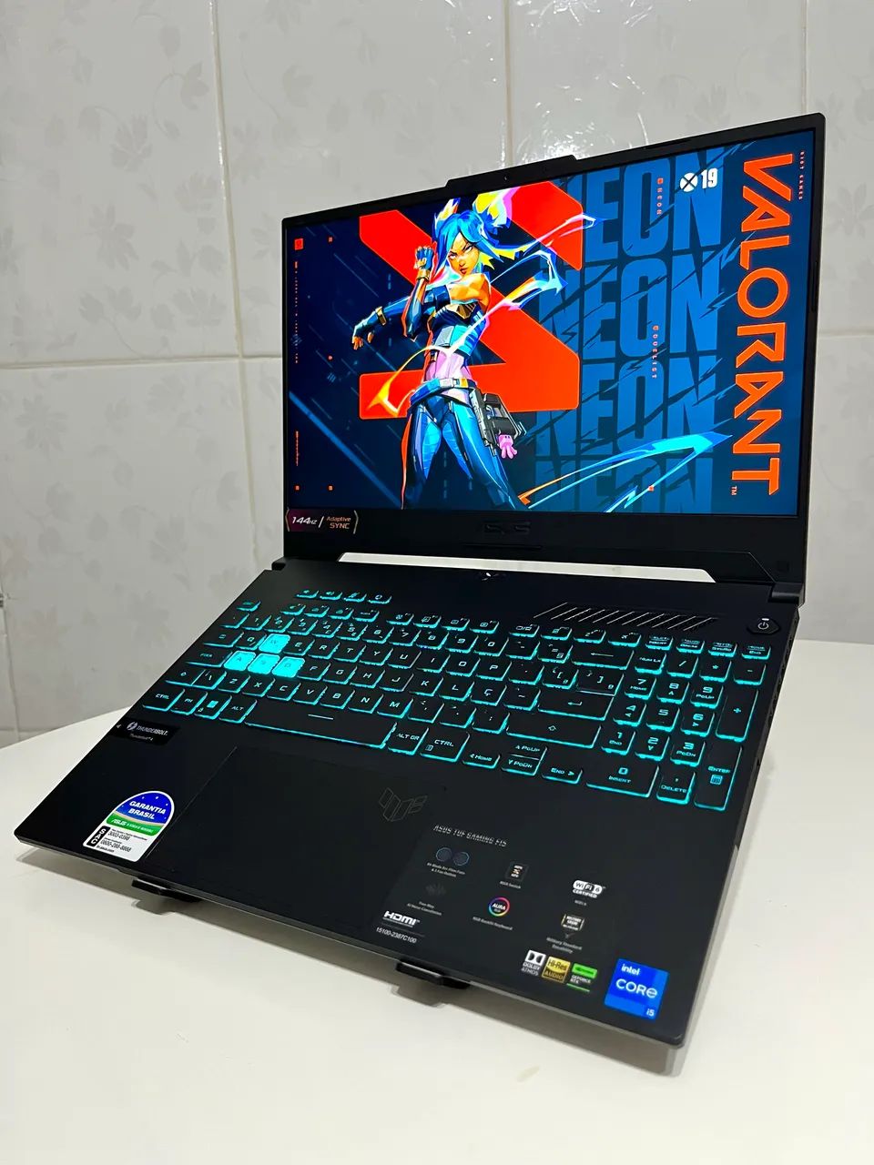 NOTEBOOK GAMER ASUS TUF RTX 3050 RGB COM CAIXA E ACESSÓRIOS, I5 8GB RAM, 512SSD - OFERTA - Foto 3