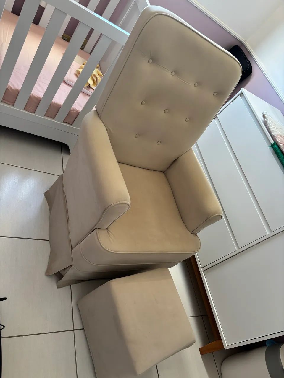 Poltrona Amamentação + Berço  - Foto 2