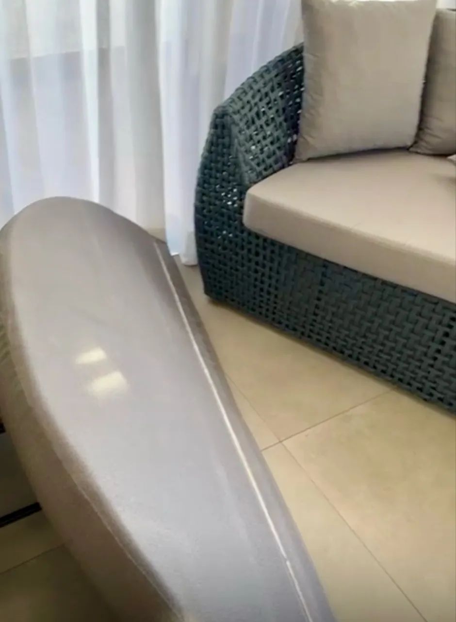 Lindo Sofá Chaise Interior e Exterior  - Foto 4