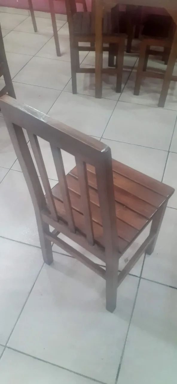 Mesa de madeira para bar 60 x 60 - Foto 5