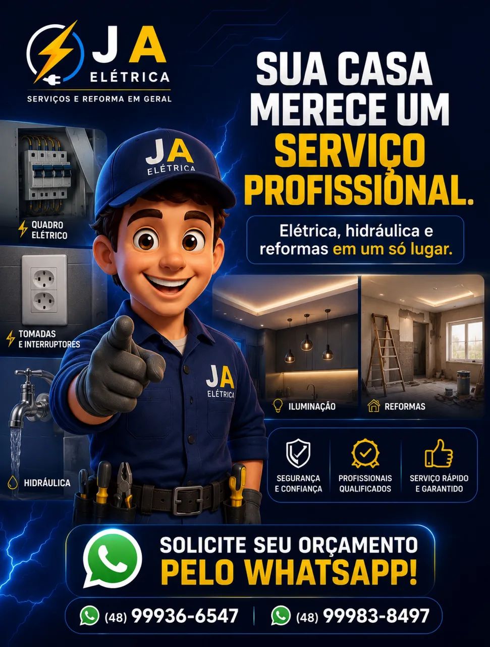 J.A Elétrica - Eletricista Residencial, Predial e comercial.