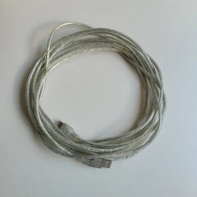 Cabo USB 2.0 High Speed 3mts - Blindagem Reforçada e Cristal - Foto 2