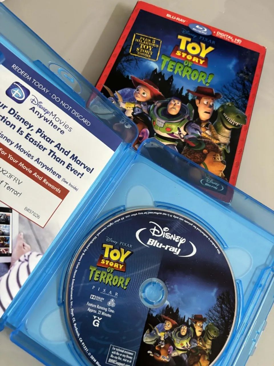 Blu-ray Toy Story de Terror (Importado) - Original e com Luva - Disney Pixar - Foto 2