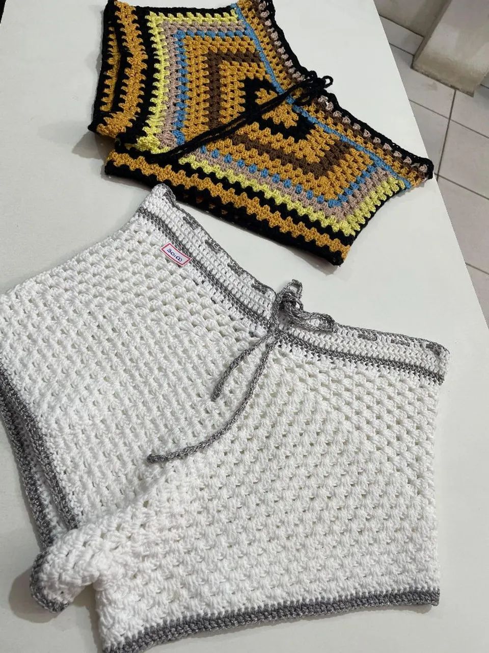 Short de crochê artesanal para Banho - Foto 2