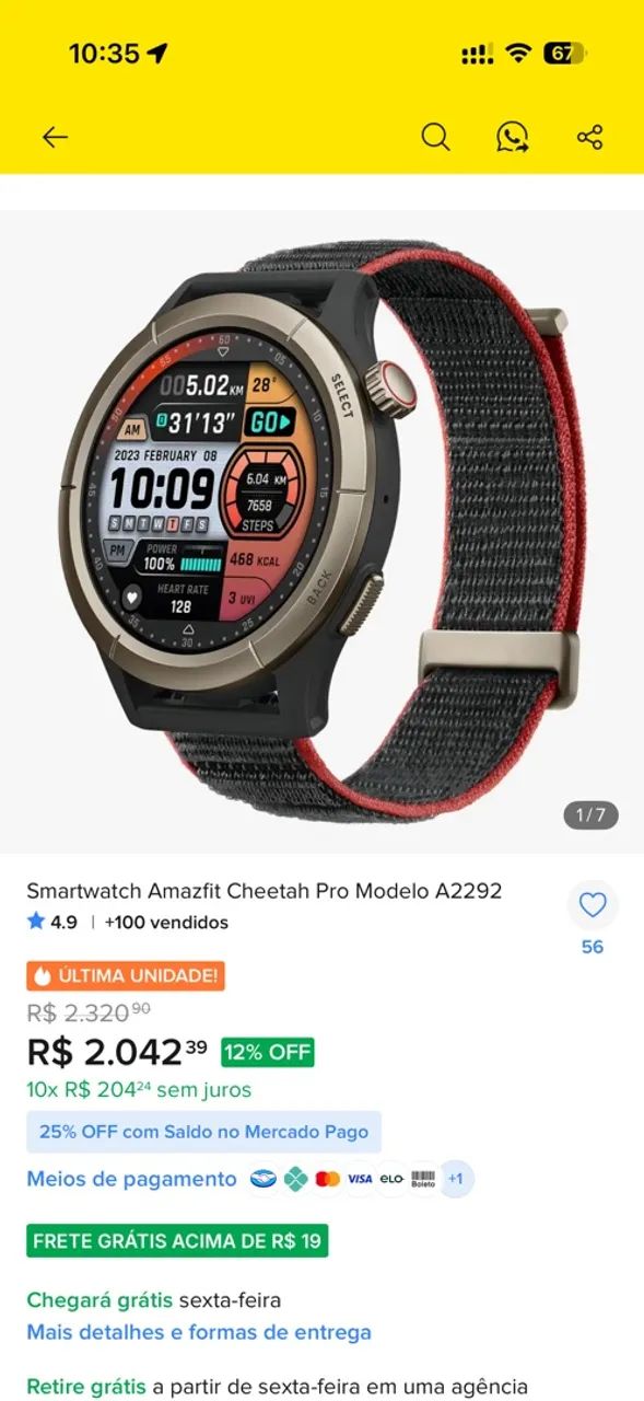 Amazfit Cheetah Pro - Foto 2