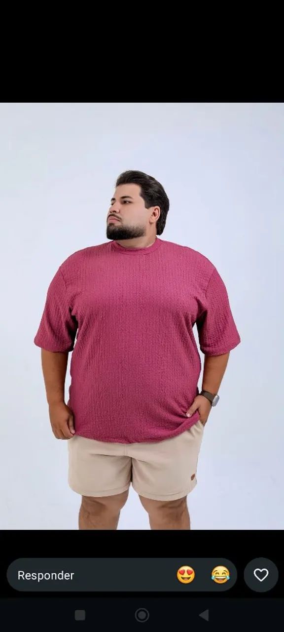 camisas plus sizes do g1 ao g4 - Foto 4