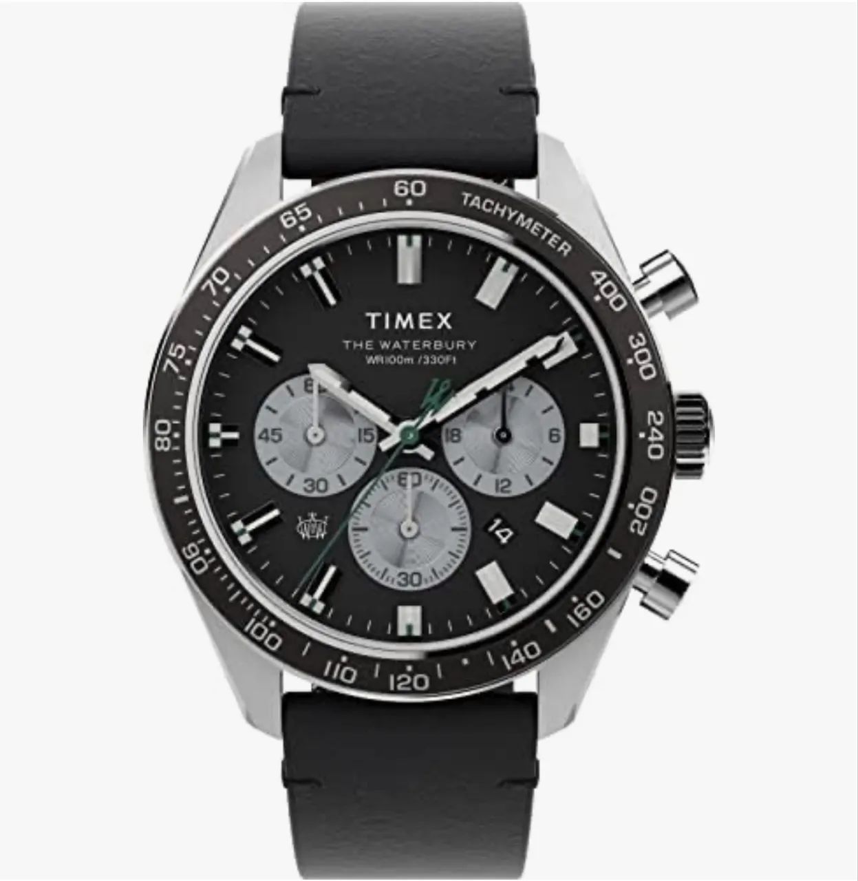 Relógio Timex Q Cronógrafo Preto Novo