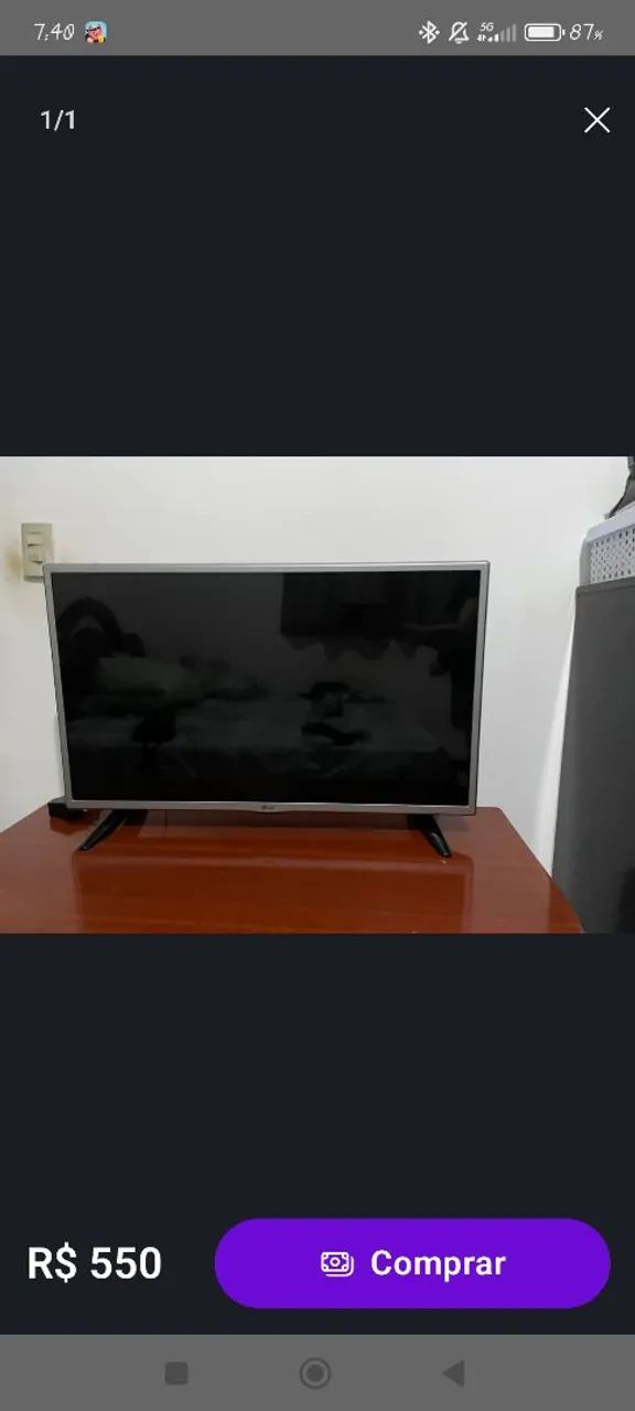 TV LG 32 polegadas. Não é SMART E EU NÃO ENTREGO.