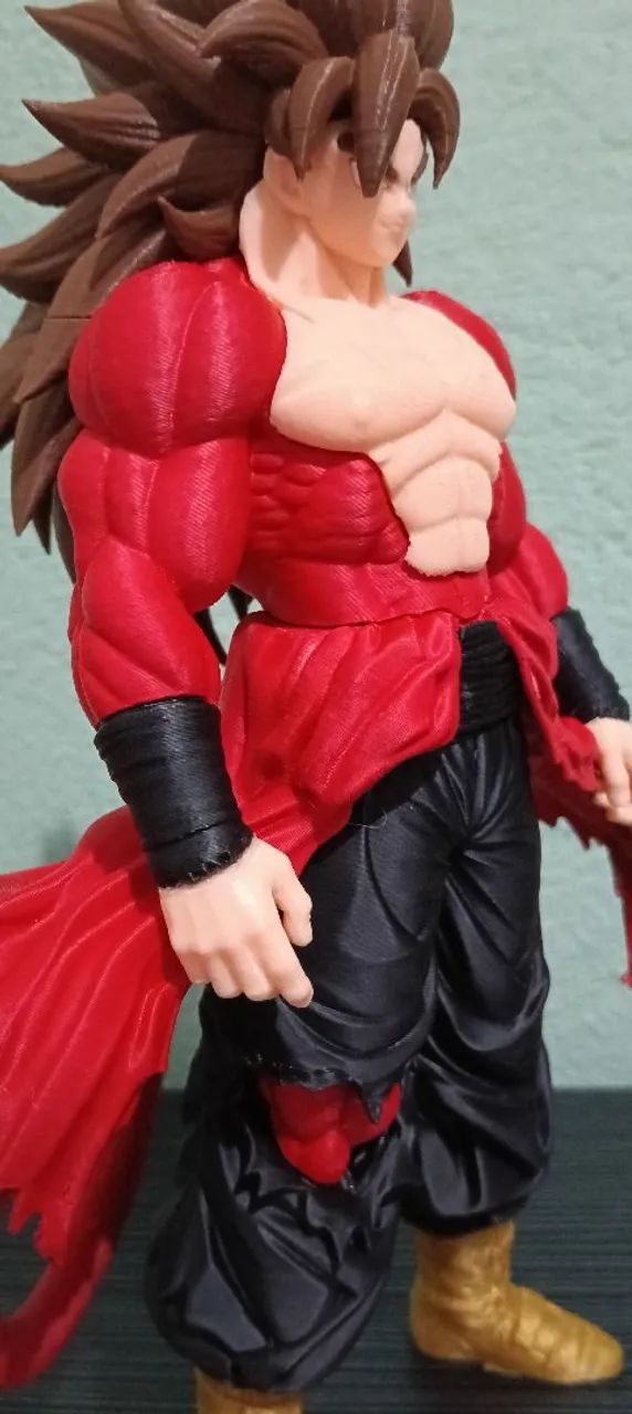 ESTATUETA GOKU SSJ 4 25 CENTÍMETROS  - Foto 4