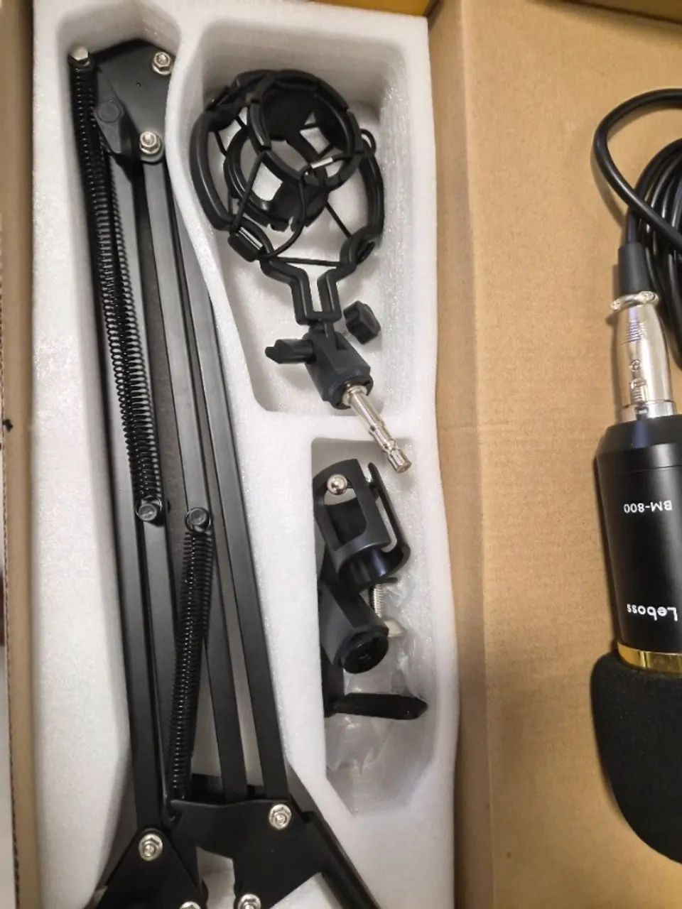 Microfone condensador Leboss - BM800 *usado* - Foto 3