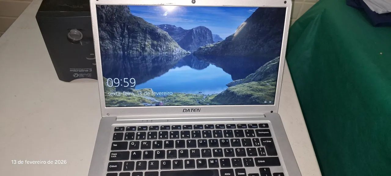 Notebook DATEN, R$ 600