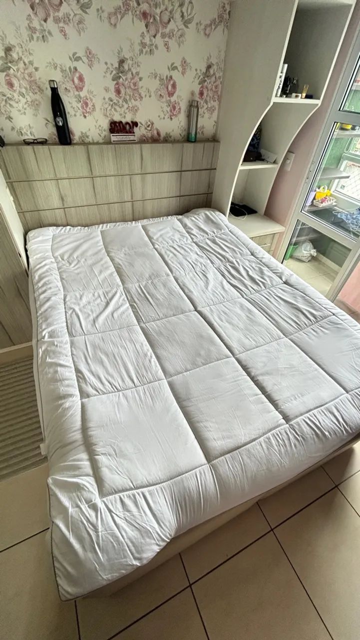 Vendo colchão Castor Queen size grátis pillow top - Foto 4